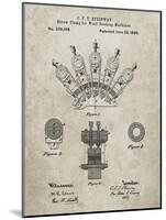 PP1031-Sandstone Screw Clamp 1880  Patent Poster-Cole Borders-Mounted Giclee Print