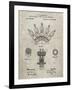 PP1031-Sandstone Screw Clamp 1880  Patent Poster-Cole Borders-Framed Giclee Print