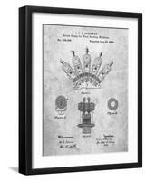 PP1031-Slate Screw Clamp 1880  Patent Poster-Cole Borders-Framed Giclee Print