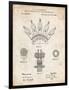 PP1031-Vintage Parchment Screw Clamp 1880  Patent Poster-Cole Borders-Framed Giclee Print