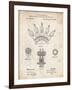 PP1031-Vintage Parchment Screw Clamp 1880  Patent Poster-Cole Borders-Framed Giclee Print