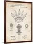 PP1031-Vintage Parchment Screw Clamp 1880  Patent Poster-Cole Borders-Framed Premium Giclee Print