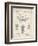 PP1031-Vintage Parchment Screw Clamp 1880  Patent Poster-Cole Borders-Framed Premium Giclee Print