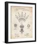 PP1031-Vintage Parchment Screw Clamp 1880  Patent Poster-Cole Borders-Framed Giclee Print