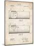 PP1033-Vintage Parchment Shotgun Shell Patent Print-Cole Borders-Mounted Giclee Print