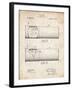 PP1033-Vintage Parchment Shotgun Shell Patent Print-Cole Borders-Framed Giclee Print