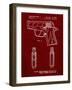 PP1034-Burgundy Sig Sauer P220 Pistol Patent Poster-Cole Borders-Framed Giclee Print