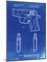 PP1034-Faded Blueprint Sig Sauer P220 Pistol Patent Poster-Cole Borders-Mounted Giclee Print