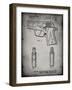 PP1034-Faded Grey Sig Sauer P220 Pistol Patent Poster-Cole Borders-Framed Giclee Print