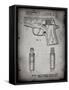 PP1034-Faded Grey Sig Sauer P220 Pistol Patent Poster-Cole Borders-Framed Stretched Canvas