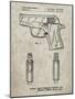 PP1034-Sandstone Sig Sauer P220 Pistol Patent Poster-Cole Borders-Mounted Giclee Print