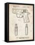 PP1034-Vintage Parchment Sig Sauer P220 Pistol Patent Poster-Cole Borders-Framed Stretched Canvas