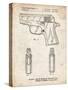 PP1034-Vintage Parchment Sig Sauer P220 Pistol Patent Poster-Cole Borders-Stretched Canvas