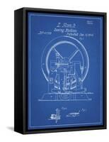 PP1035-Blueprint Singer Sewing Machine Patent Poster-Cole Borders-Framed Stretched Canvas