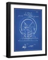 PP1035-Blueprint Singer Sewing Machine Patent Poster-Cole Borders-Framed Giclee Print