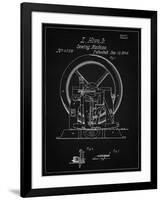 PP1035-Vintage Black Singer Sewing Machine Patent Poster-Cole Borders-Framed Giclee Print