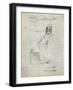 PP1036-Antique Grid Parchment Skee Ball Patent Poster-Cole Borders-Framed Giclee Print