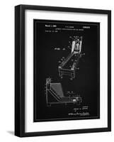 PP1036-Vintage Black Skee Ball Patent Poster-Cole Borders-Framed Giclee Print