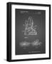 PP1037-Black Grid Ski Boots Patent Poster-Cole Borders-Framed Giclee Print