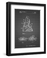 PP1037-Black Grid Ski Boots Patent Poster-Cole Borders-Framed Giclee Print