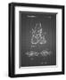 PP1037-Black Grid Ski Boots Patent Poster-Cole Borders-Framed Giclee Print