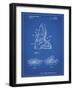 PP1037-Blueprint Ski Boots Patent Poster-Cole Borders-Framed Giclee Print