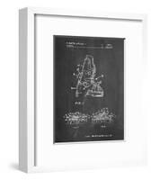 PP1037-Chalkboard Ski Boots Patent Poster-Cole Borders-Framed Giclee Print