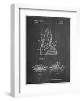 PP1037-Chalkboard Ski Boots Patent Poster-Cole Borders-Framed Giclee Print