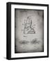 PP1037-Faded Grey Ski Boots Patent Poster-Cole Borders-Framed Giclee Print