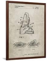 PP1037-Sandstone Ski Boots Patent Poster-Cole Borders-Framed Giclee Print