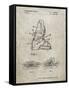 PP1037-Sandstone Ski Boots Patent Poster-Cole Borders-Framed Stretched Canvas