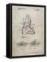 PP1037-Sandstone Ski Boots Patent Poster-Cole Borders-Framed Stretched Canvas