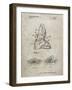 PP1037-Sandstone Ski Boots Patent Poster-Cole Borders-Framed Giclee Print