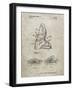 PP1037-Sandstone Ski Boots Patent Poster-Cole Borders-Framed Giclee Print