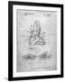 PP1037-Slate Ski Boots Patent Poster-Cole Borders-Framed Giclee Print