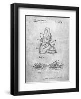 PP1037-Slate Ski Boots Patent Poster-Cole Borders-Framed Premium Giclee Print