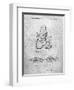 PP1037-Slate Ski Boots Patent Poster-Cole Borders-Framed Premium Giclee Print