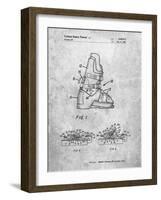 PP1037-Slate Ski Boots Patent Poster-Cole Borders-Framed Giclee Print