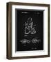 PP1037-Vintage Black Ski Boots Patent Poster-Cole Borders-Framed Premium Giclee Print