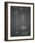 PP1038-Black Grid Ski Pole Patent Poster-Cole Borders-Framed Giclee Print