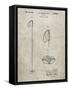 PP1038-Sandstone Ski Pole Patent Poster-Cole Borders-Framed Stretched Canvas