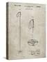 PP1038-Sandstone Ski Pole Patent Poster-Cole Borders-Stretched Canvas