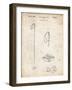 PP1038-Vintage Parchment Ski Pole Patent Poster-Cole Borders-Framed Giclee Print