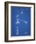 PP104-Blueprint Drum Kick Pedal Poster-Cole Borders-Framed Giclee Print