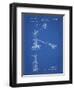 PP104-Blueprint Drum Kick Pedal Poster-Cole Borders-Framed Giclee Print