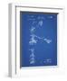 PP104-Blueprint Drum Kick Pedal Poster-Cole Borders-Framed Giclee Print