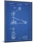 PP104-Blueprint Drum Kick Pedal Poster-Cole Borders-Mounted Giclee Print