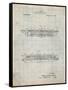 PP1040-Antique Grid Parchment Slide Rule Patent Poster-Cole Borders-Framed Stretched Canvas