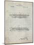 PP1040-Antique Grid Parchment Slide Rule Patent Poster-Cole Borders-Mounted Giclee Print