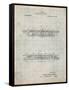 PP1040-Antique Grid Parchment Slide Rule Patent Poster-Cole Borders-Framed Stretched Canvas